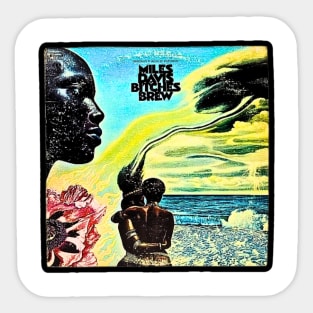 Bitches Brew Album Cover - Miles Davis Sticker